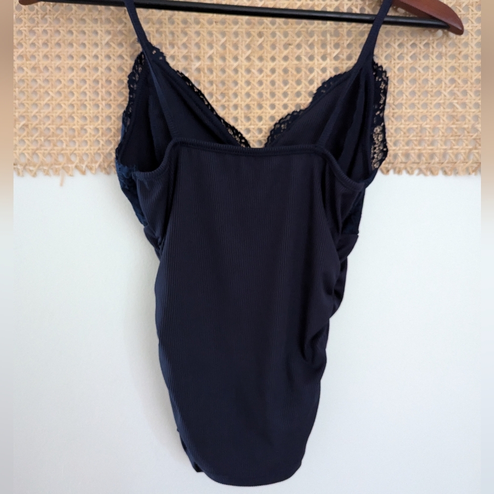 Shein Lace Ruched Cami Tank - Picture 3 of 9